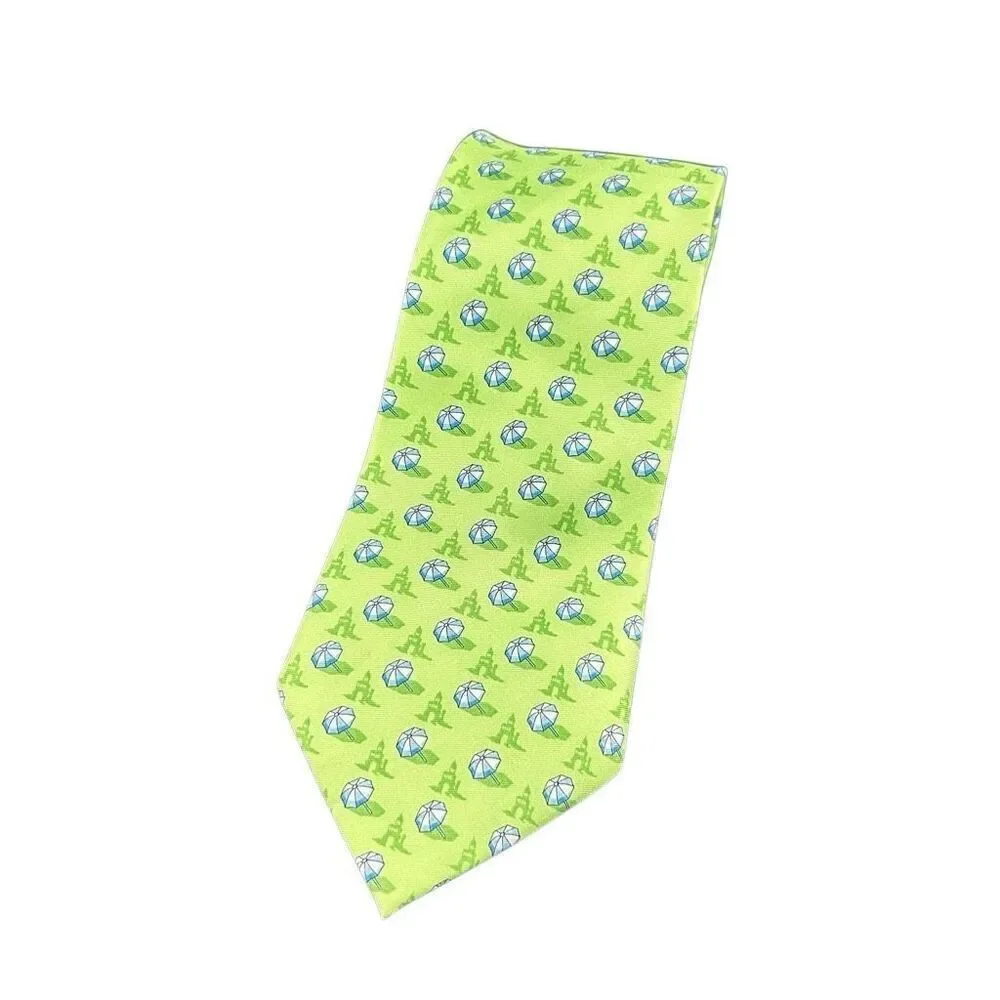 IZOD Silk Tie Beach Chairs and Sandcastles